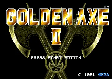 Golden Axe II (World) (Beta) screen shot title